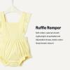 image:imageAmazon Essentials x Sofia Grainge Baby Girls Cotton Sleeveless Romper with RufflesLight Yellow