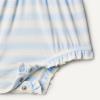 image:imageAmazon Essentials x Sofia Grainge Baby Girls Cotton Sleeveless Romper with RufflesPale Blue Bold Stripe