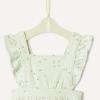 image:imageAmazon Essentials x Sofia Grainge Baby Girls Cotton Sleeveless Romper with RufflesPale Mint Green Ditsy Floral