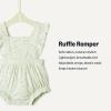 image:imageAmazon Essentials x Sofia Grainge Baby Girls Cotton Sleeveless Romper with RufflesPale Mint Green Ditsy Floral