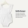 image:imageAmazon Essentials x Sofia Grainge Baby Girls Cotton Sleeveless Romper with RufflesWhite