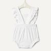image:imageAmazon Essentials x Sofia Grainge Baby Girls Cotton Sleeveless Romper with RufflesWhite