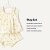 image:imageAmazon Essentials x Sofia Grainge Baby Girls Cotton Sleeveless Shirt and Shorts Play SetIvory Lemon