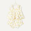 image:imageAmazon Essentials x Sofia Grainge Baby Girls Cotton Sleeveless Shirt and Shorts Play SetIvory Lemon