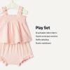 image:imageAmazon Essentials x Sofia Grainge Baby Girls Cotton Sleeveless Shirt and Shorts Play SetLight Pink