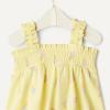 image:imageAmazon Essentials x Sofia Grainge Baby Girls Cotton Sleeveless Shirt and Shorts Play SetLight Yellow Ice Cream