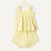 image:imageAmazon Essentials x Sofia Grainge Baby Girls Cotton Sleeveless Shirt and Shorts Play SetLight Yellow Ice Cream