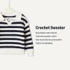 image:imageAmazon Essentials x Sofia Grainge Mommy amp Me Cotton Crochet Sweaters amp Tank SetsIvory Navy Polo Stripe