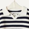 image:imageAmazon Essentials x Sofia Grainge Mommy amp Me Cotton Crochet Sweaters amp Tank SetsIvory Navy Polo Stripe
