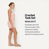 image:imageAmazon Essentials x Sofia Grainge Mommy amp Me Cotton Crochet Sweaters amp Tank SetsIvory Red Uneven Stripe