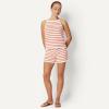 image:imageAmazon Essentials x Sofia Grainge Mommy amp Me Cotton Crochet Sweaters amp Tank SetsIvory Red Uneven Stripe