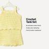 image:imageAmazon Essentials x Sofia Grainge Mommy amp Me Cotton Crochet Sweaters amp Tank SetsLight Yellow