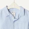 image:imageAmazon Essentials x Sofia Grainge Toddlers and Baby Boys Cotton Linen Short Sleeve Shirt amp Shorts Play SetLight Blue