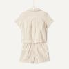 image:imageAmazon Essentials x Sofia Grainge Toddlers and Baby Boys Cotton Linen Short Sleeve Shirt amp Shorts Play SetTaupe Even Stripe