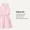 image:imageAmazon Essentials x Sofia Grainge Toddlers and Baby Girls Cotton Sateen Sleeveless Top and Pants Play SetPink Big Gingham