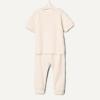 image:imageAmazon Essentials x Sofia Grainge Unisex Toddlers and Babies Cotton Knit Short Sleeve Shirt amp Pants SetIvory