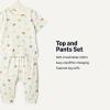 image:imageAmazon Essentials x Sofia Grainge Unisex Toddlers and Babies Cotton Knit Short Sleeve Shirt amp Pants SetIvory Beach