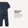 image:imageAmazon Essentials x Sofia Grainge Unisex Toddlers and Babies Cotton Knit Short Sleeve Shirt amp Pants SetNavy Little Bunnies