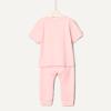 image:imageAmazon Essentials x Sofia Grainge Unisex Toddlers and Babies Cotton Knit Short Sleeve Shirt amp Pants SetPink