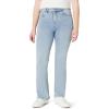 image:imageAmazon Essentials Girls High Stretch HighRise Flare JeansIced Blue Light Wash