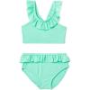 image:imageAmazon Essentials Girls Ruffle TwoPiece Bikini Swim SetBright Mint Green