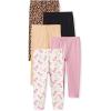image:imageAmazon Essentials Girls and Toddlers Cotton Stretch LeggingsMulticolorLeopardCowboy Boots