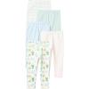 image:imageAmazon Essentials Girls and Toddlers Cotton Stretch LeggingsMulticolorNatureFlowers
