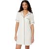 image:imageAmazon Essentials Womens ModalBlend Nightgown Short Sleeve ButtonDownIvory