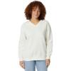 image:imageAmazon Essentials Womens Oversized VNeck Fleece Pullover SweatshirtCream