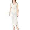 image:imageAmazon Essentials Womens RegularFit Crochet CoverUp DressCream