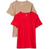 Bright Poppy Red/Tan