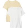 Pastel Yellow/White