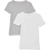 White/Light Heather Grey