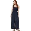 image:imageAmazon Essentials Womens Square Neck Wide Leg Sleeveless JumpsuitNavy