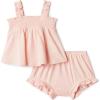 image:imageAmazon Essentials x Sofia Grainge Baby Girls Cotton Sleeveless Shirt and Shorts Play SetLight Pink
