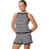 Ivory Navy Polo Stripe