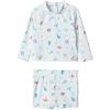 image:imageAmazon Essentials x Sofia Grainge Toddlers and Baby Boys TwoPiece Long Sleeve Rashguard and Shorts SetPale Blue Beach