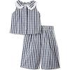 Navy Gingham