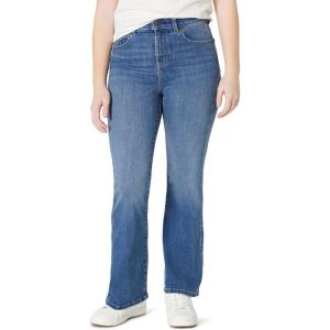image:imageAmazon Essentials Girls High Stretch HighRise Flare JeansClassic Medium Wash