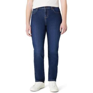 image:imageAmazon Essentials Girls Medium Stretch MidRise StraightFit JeansDark Shadow Wash