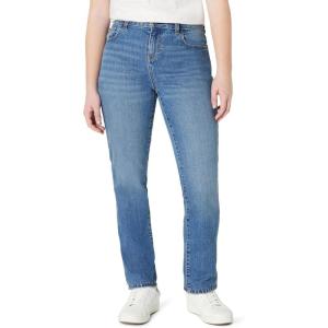 image:imageAmazon Essentials Girls Medium Stretch MidRise StraightFit JeansMedium Blue Vintage