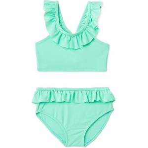 image:imageAmazon Essentials Girls Ruffle TwoPiece Bikini Swim SetBright Mint Green