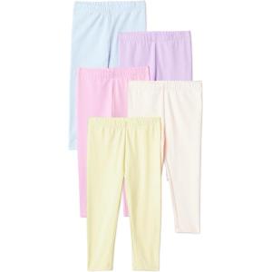 image:imageAmazon Essentials Girls and Toddlers Cotton Stretch LeggingsPastels