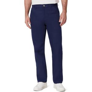 image:imageAmazon Essentials Mens Rigid RelaxedFit Workwear Carpenter JeansDark Navy