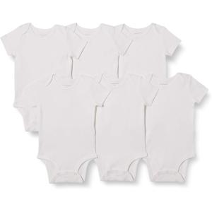 image:imageAmazon Essentials Unisex Babies ShortSleeve BodysuitsWhite