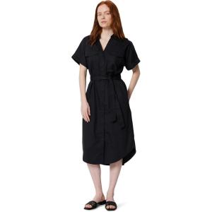 image:imageAmazon Essentials Womens RelaxedFit Short Sleeve ButtonDown Dress with BeltBlack