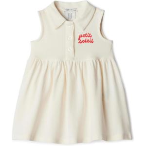 image:imageAmazon Essentials x Sofia Grainge Toddlers and Baby Girls Cotton Pique Sleeveless DressIvory Red Petit Soleil