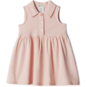 image:imageAmazon Essentials x Sofia Grainge Toddlers and Baby Girls Cotton Pique Sleeveless DressLight Pink