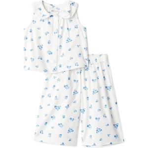 image:imageAmazon Essentials x Sofia Grainge Toddlers and Baby Girls Cotton Sateen Sleeveless Top and Pants Play SetIvory Blue Floral