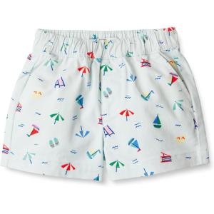 image:imageAmazon Essentials x Sofia Grainge Unisex Babies Toddlers and Kids Pullon Cotton Twill ShortsPale Blue Beach